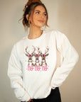 PLUS Ho Ho Ho Deer Cozy Crewneck Sweatshirt