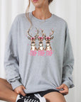 PLUS Ho Ho Ho Deer Cozy Crewneck Sweatshirt