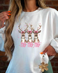 PLUS Ho Ho Ho Deer Cozy Crewneck Sweatshirt