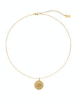 18k Gold Plated Coin Necklace