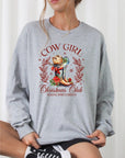 PLUS Cowgirl Christmas Club Cozy Crewneck Sweatshirt