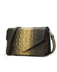 MKF Vanta Croc-Embossed Saddle Bag by Mia K.