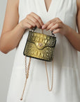 MKF Luxe Mini Satchel with Chain Strap by Mia K