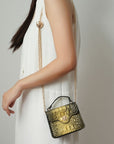 MKF Luxe Mini Satchel with Chain Strap by Mia K