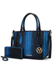 MKF Aphelia Croc-Embossed Handbag by Mia K.