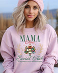 Christmas Green Mama Claus Social Club Sweeatshirt