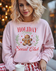 Christmas Holiday Baking Social Club Sweatshirt