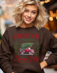 Christmas Tree Farm Red Truck Sweatshirt