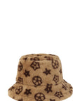 Geometric Pattern Fur Bucket Hat