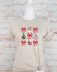 PLUS Coquette Christmas Holiday Graphic Tee