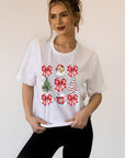 PLUS Coquette Christmas Holiday Graphic Tee