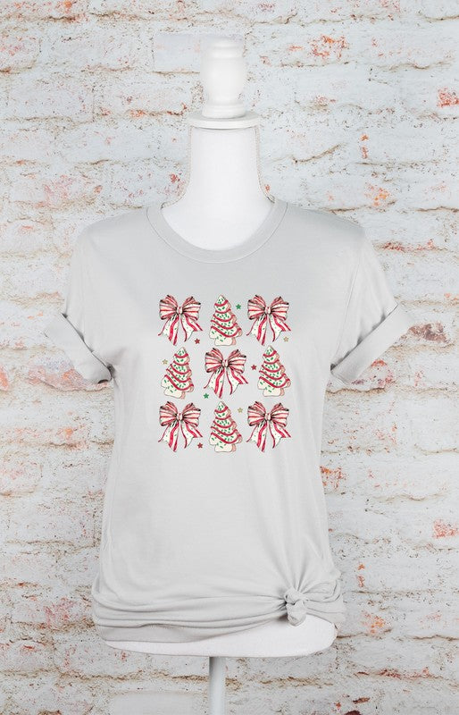 PLUS Coquette Christmas Tree Cake Graphic Tee