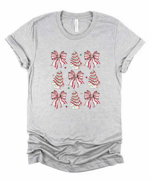 PLUS Coquette Christmas Tree Cake Graphic Tee