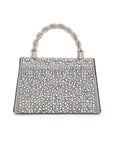 Statement Rhinestone Top Handle Clutch Bag