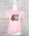 Merry and Bright Christmas Holiday Graphic Tee