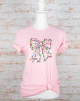 PLUS Christmas Bow Lights Holiday Graphic Tee