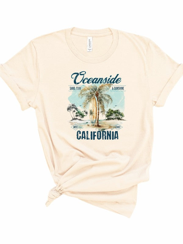 Oceanside Surf Bella Canvas Graphic Tee