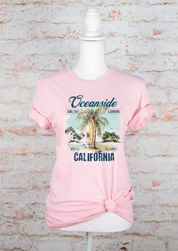 PLUS Oceanside Surf Bella Canvas Graphic Tee