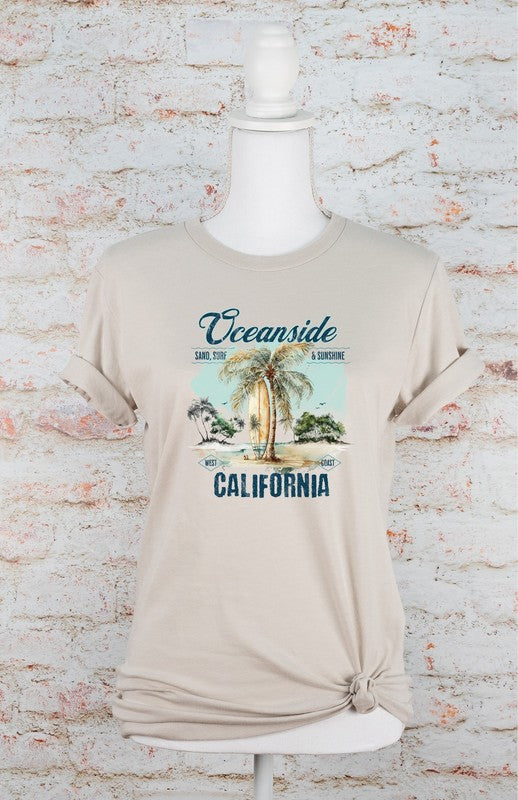 PLUS Oceanside Surf Bella Canvas Graphic Tee