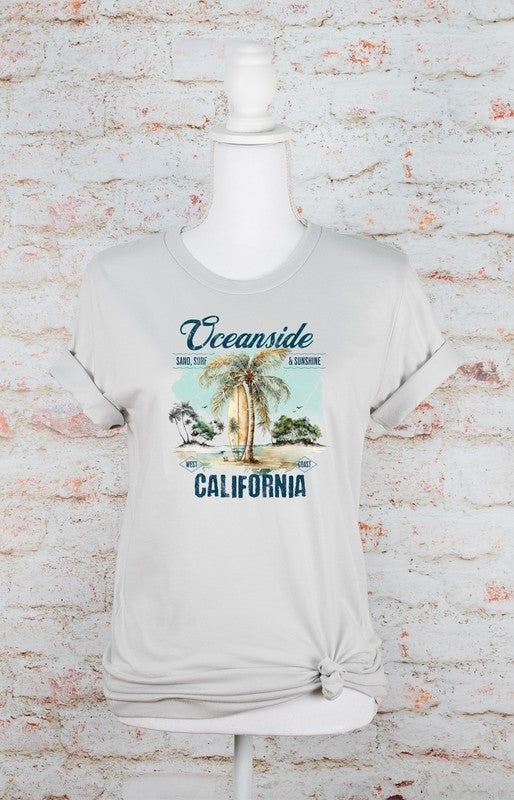 PLUS Oceanside Surf Bella Canvas Graphic Tee