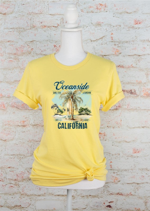 PLUS Oceanside Surf Bella Canvas Graphic Tee