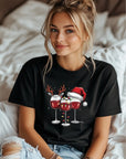 PLUS Christmas Wine Glass Graphic Tee