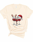 Christmas Wine Glass Graphic Tee