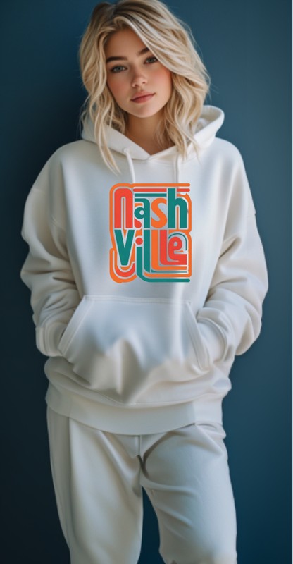 PLUS Nashville Hoodie Graphic Sweatshirt