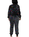 Women's Fashion Sequin 2 Piece Pant Set by Claude