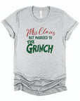 PLUS Mrs. Clause Married to the Grinch Graphic Tee