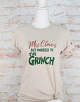 PLUS Mrs. Clause Married to the Grinch Graphic Tee