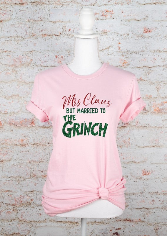 PLUS Mrs. Clause Married to the Grinch Graphic Tee