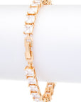 Cubic Zirconia Baguette Bracelet