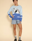 Shark Attack Knit Sweater