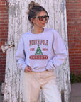 North Pole University Cozy Crewneck Sweatshirt