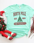 North Pole University Graphic Tee