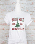 North Pole University Graphic Tee