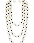 Oversize Pearl Statement Layered Necklace Set