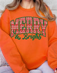 Merry & Bright Graphic Fleece Sweatshirts