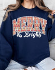 Merry & Bright Graphic Fleece Sweatshirts