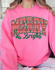 Merry & Bright Graphic Fleece Sweatshirts