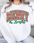 Merry & Bright Graphic Fleece Sweatshirts