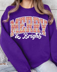 Merry & Bright Graphic Fleece Sweatshirts