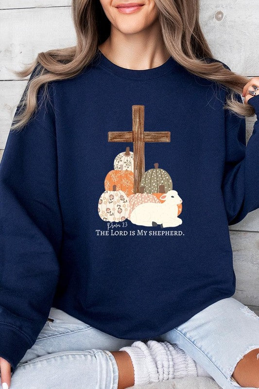 The Lord is My Shepherd Graphic Fleece Sweatshirts