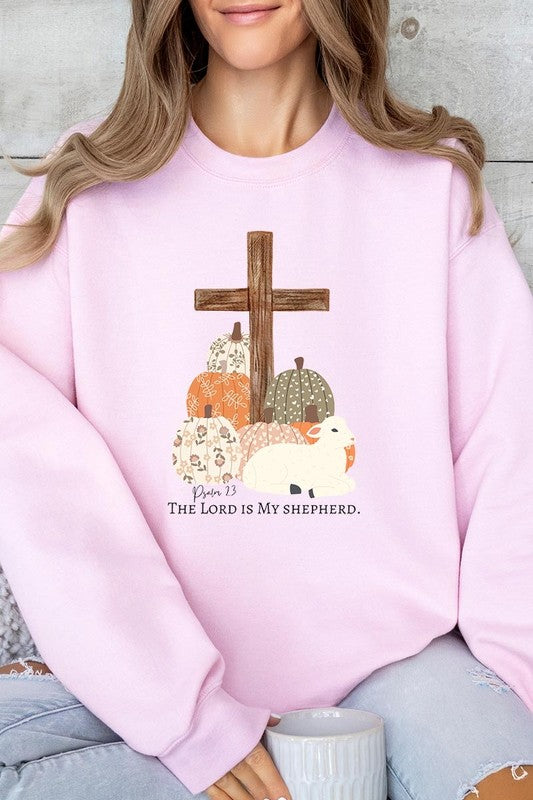 The Lord is My Shepherd Graphic Fleece Sweatshirts