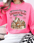 Gingerbread Bakery Graphic Fleece Sweatshirts