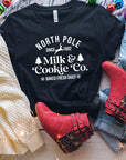 PLUS North Pole Milk and Cookie Co Graphic Tee