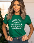 PLUS North Pole Milk and Cookie Co Graphic Tee