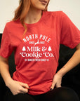 PLUS North Pole Milk and Cookie Co Graphic Tee