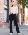 Julia Rose The Vanessa - 30 in Inseam Black Bootcut Leggings